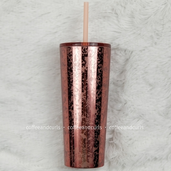 Starbucks Pink Mercury Flake Cold Cup 16oz - Picture 3 of 9